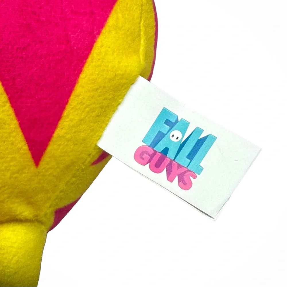 Official Fall Guys Spiderwebs 12” Plush Pink Yellow Mediatonic Licensed Game‎